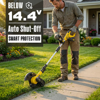 Mellif Brushless Lawn Edger/Trencher,Compatible with Dewalt 20V Max Battery