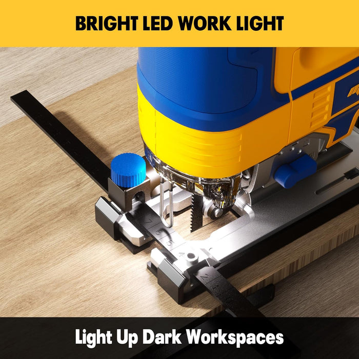Mellif Cordless Jig Saw,Compatible With DeWalt 20V Battery