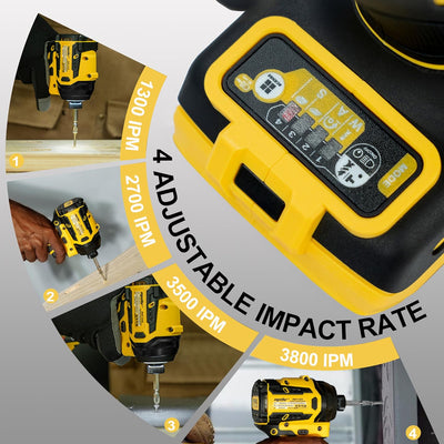 Mellif 2212 in-lbs 1/4" Torque Impact Driver