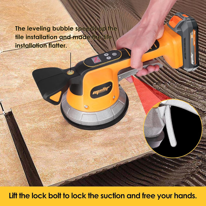 Mellif Tile Vibration Leveling Machine Tiler Vibrator Tool  Compatible with Dewalt 20V Max Battery