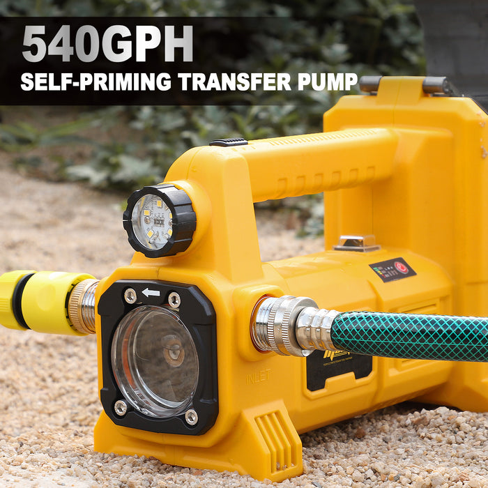 Mellif Water Transfer Pump Pro, Compatible With Dewalt 20V Max Battery