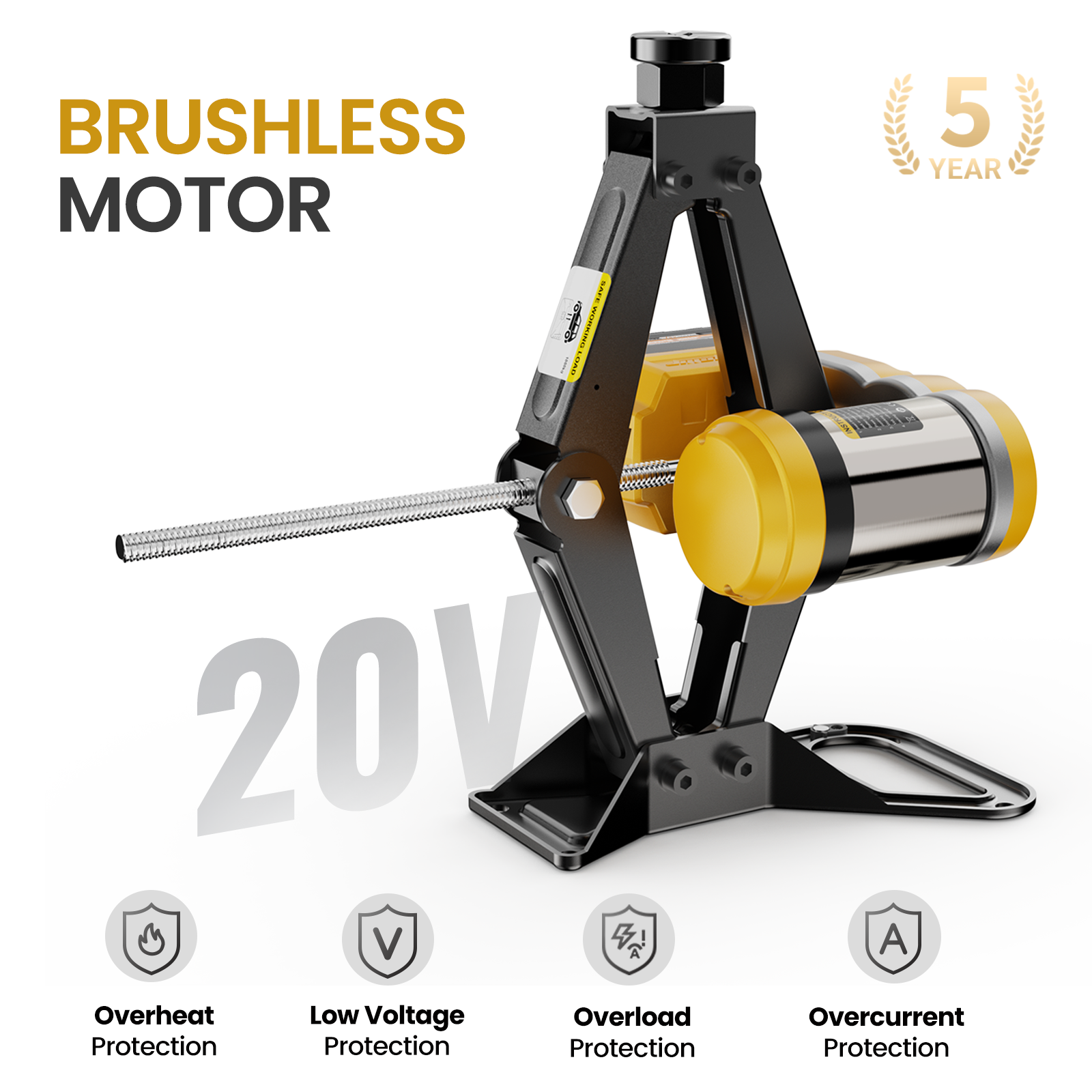 Mayoki MFECC01 Dual Power Electric Car Jack