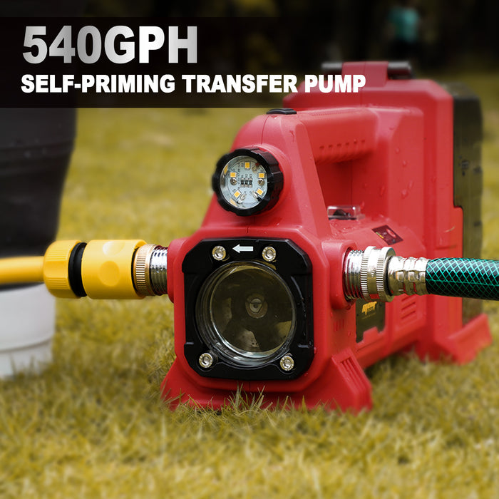 Mellif Water Transfer Pump Pro, Compatible With Milwaukee 18V Battery (Tool Only)