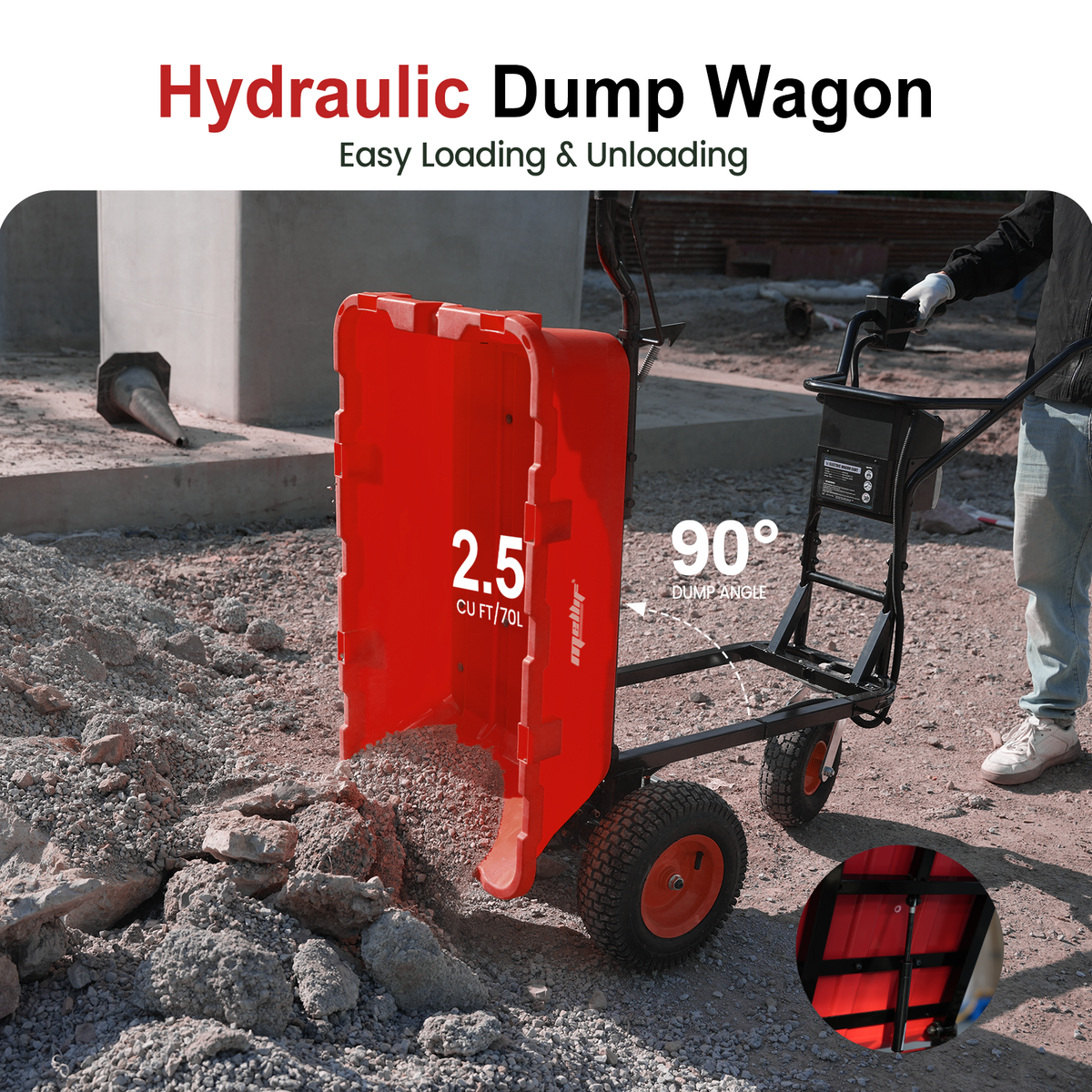Mellif Electric Wheelbarrow Cart（MFEWC02）