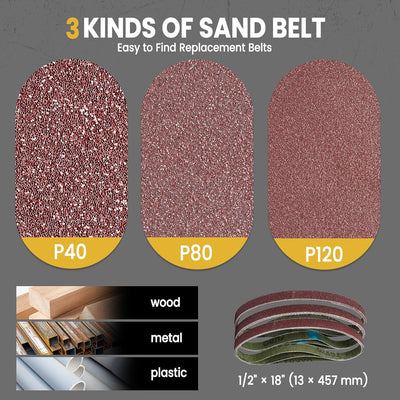 MaxMore Cordless Detail Bandfile Sander