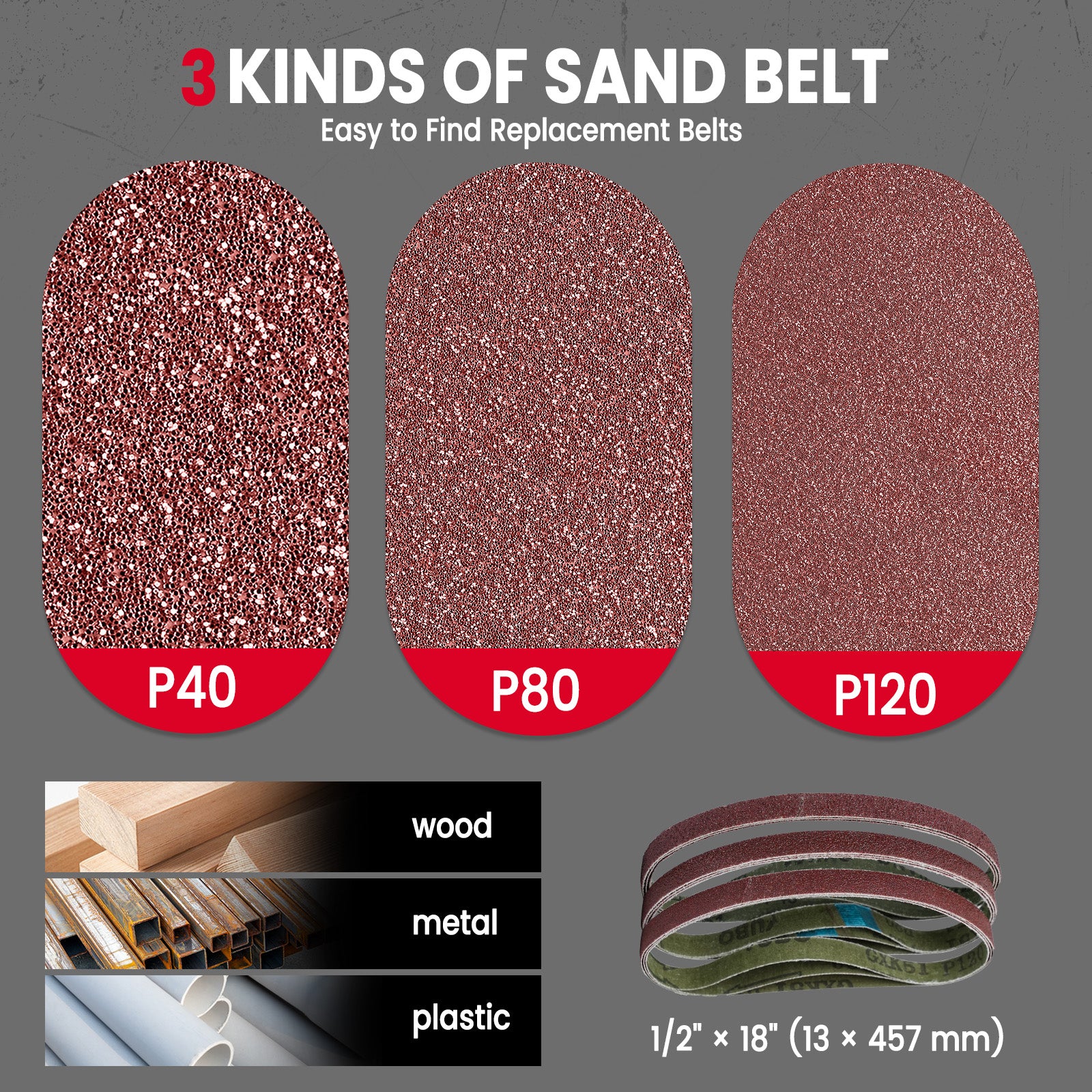 MaxMore Detail Bandfile Sander(MFDSB02)