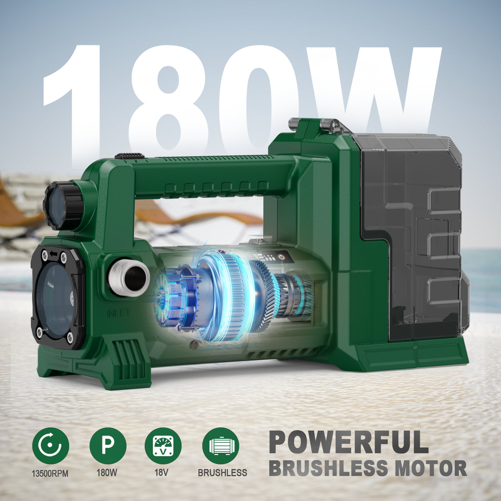 Mellif Water Transfer Pump Pro,Compatible With Makita Battery