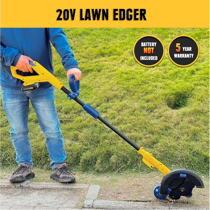 Mellif Cordless  Edger Compatible with Dewalt 20V MAX Battery