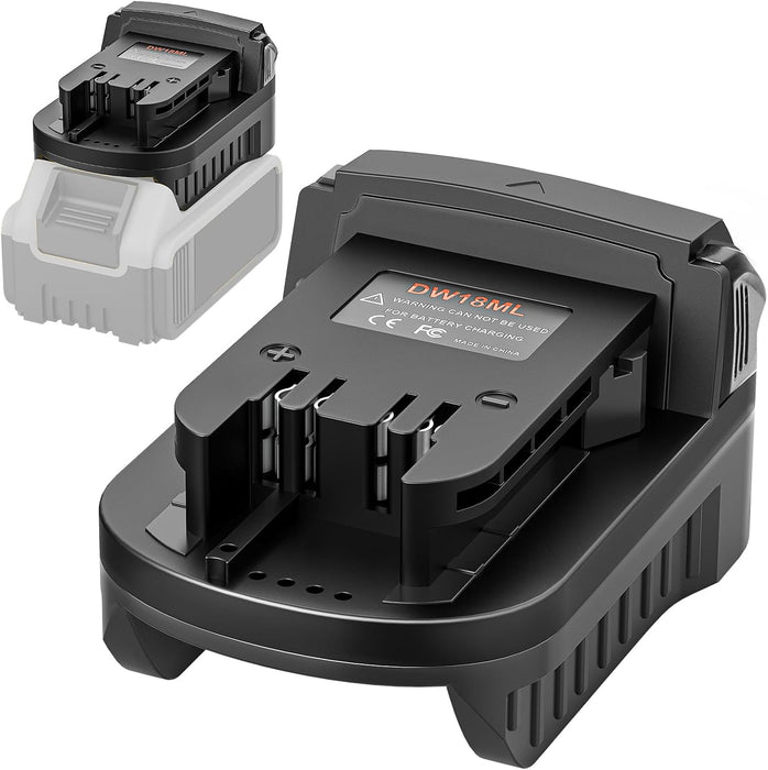 Battery Adapter for DeWalt to Milwaukee Tools
