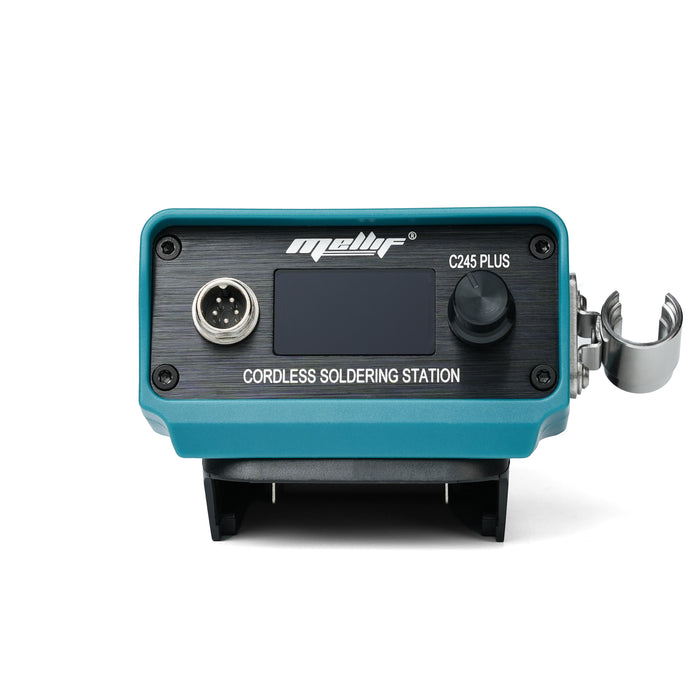 Mellif 18v Battery Powered Soldering Iron Station, Blue
