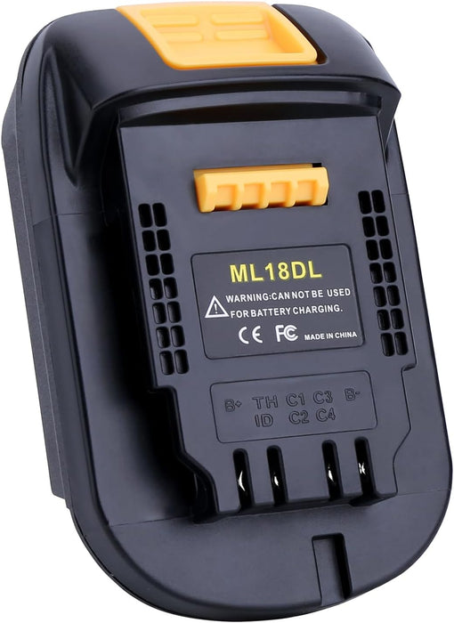 ML18DL Battery Adapter Compatible with Dewalt 20V Max Tools