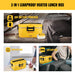 MaxMore Heated Lunch Box, 12V 24V Food Warmer Compatible with DEWALT 20V MAX Battery Mellif Tools