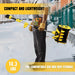 Mellif for DEWALT Cordless Snow Shovel 20V *2 Battery, Brushless Electric Power Snow Thrower, Handheld Snow Blower with 13.2" in