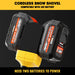 Mellif  13.2 Cordless Snow Shovel  20V *2 Battery(Tool Only) Compatible with Dewalt Battery, Brushless Electric Power Snow Thrower, Handheld Snow Blower with 13.2 Mellif Tools