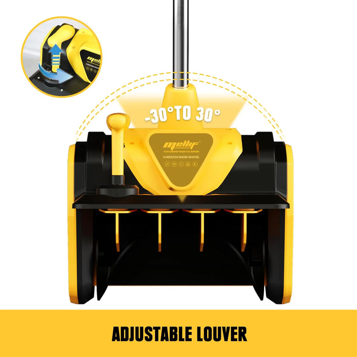 Mellif for DEWALT Cordless Snow Shovel 20V *2 Battery, Brushless Electric Power Snow Thrower, Handheld Snow Blower with 13.2" in