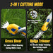 Mellif 2-in-1 Cordless Grass Shear & Shrubbery Trimmer Compatible with Dewalt/Mellif 20V Battery(Battery Not Included) Mellif Tools