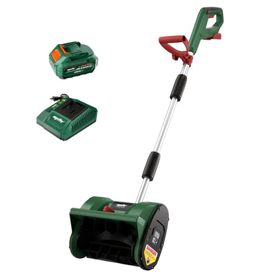 Mellif Cordless Snow Shovel 18V *2 Battery Compatible with Makita(Tool Only), Brushless Electric Power Snow Thrower, Handheld Snow Blower with 13.2" in Mellif Tools