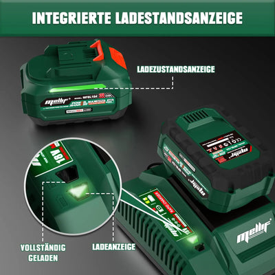 Mellif Battery 18V 4.0 Ah & Charger 4.0A compatible with Makita 18V Mellif 18V Power Tools Mellif Tools