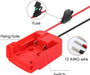 Mellif Battery Adapter for Milwaukee 18v Battery With LVP OVERCURRENT Protection