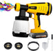 Mellif Brushless Cordless Paint Sprayer HVLP Brushless Spray Gun for DeWalt 20V MAX Mellif Tools