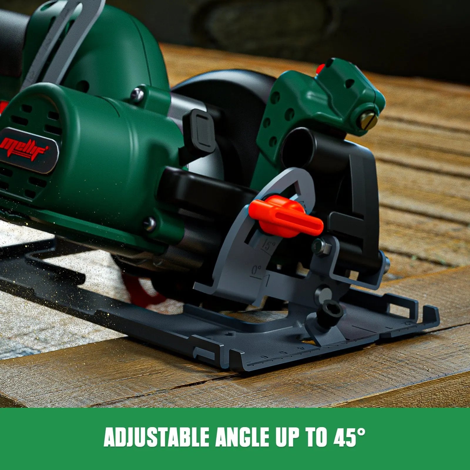 Mellif Circular Saw Cordless compatible with Makita 18V Battery Mellif Tools