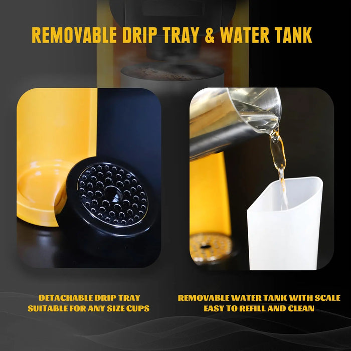Mellif for Dewalt 20V Max Battery Coffee Maker Cordless Single Serve