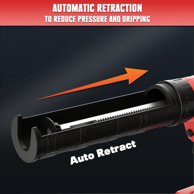 Mellif Cordless Caulking Gun Compatible with Milwaukee 18 V Battery (Battery NOT Included) Mellif Tools
