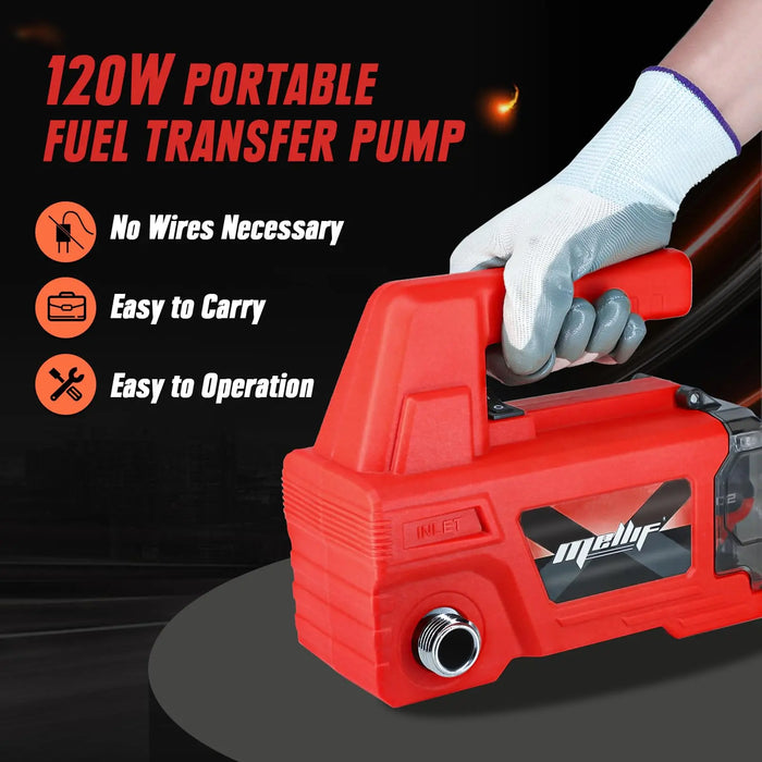 Mellif Cordless Diesel Transfer Pump  Fuel Transfer Pump Compatible with Milwaukee 18V Battery (Battery NOT Included) Mellif Tools