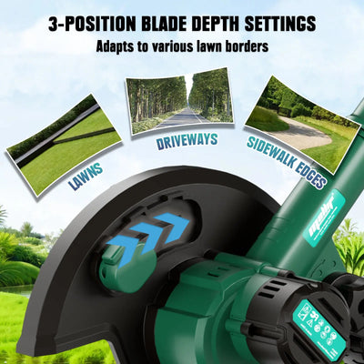 Mellif Cordless Lawn Edger Compatible with Makita 18V Battery(Tool Only) Mellif Tools