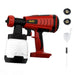 Mellif Cordless Paint Sprayer, Upgraded HVLP Brushless Spray Gun Compatible with Milwaukee 18V Battery (Battery NOT Included) Mellif Tools
