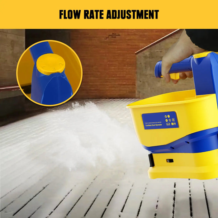 Mellif Cordless Seed Spreader Compatible with Dewalt 20V MAX Battery Mellif Tools