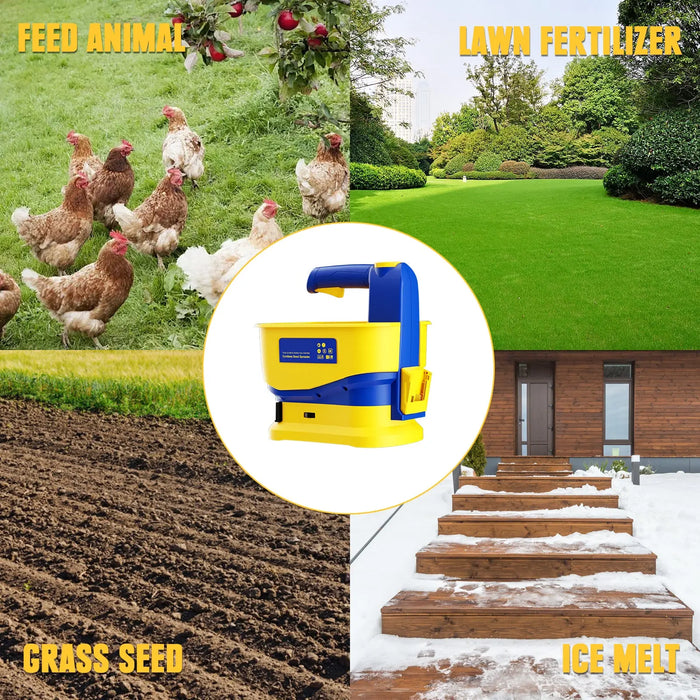 Mellif Cordless Seed Spreader Compatible with Dewalt 20V MAX Battery Mellif Tools