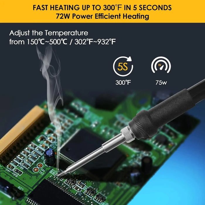 Mellif Cordless Soldering Station iron Station  Compatible with Dewalt 20V Max Battery Mellif Tools