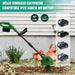 Mellif Cordless Tiller Cultivator Compatible with Makita 18V Battery(No Battery), Electric Garden Tiller w/270 RPM, 48 Steel Tines Mellif Tools