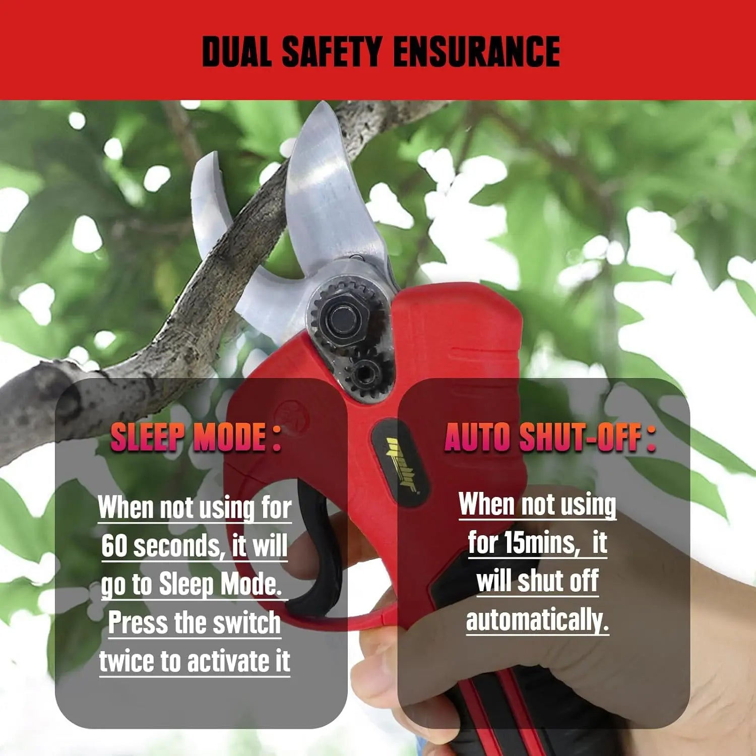 Mellif Electric Pruning Shears Compatible with Milwaukee 18V Battery(Battery Not Included) Mellif Tools