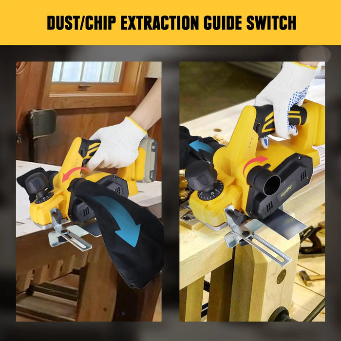 Mellif for DEWALT 20V Battery Handheld Planer Cordless Tool Bare Brushless Electric Power Planer