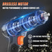 Mellif Professional Cordless Hammer Drill Compatible with Dewalt/Mellif 20V Max Battery Mellif Tools