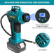 Mellif for Makita 18V Battery Powered Tire Inflator Air Compressor Cordless, 160PSI
