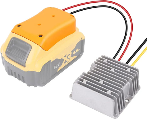Mellif for DeWalt 20V to 12V Battery Step Down DC Voltage Converter Adapter Power Supply