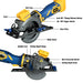 Mini Circular Saw for DeWalt/Mellif 20V MAX Battery (No Battery) Cordless Tile Saw with Brushless 5,000RPM Mellif Tools