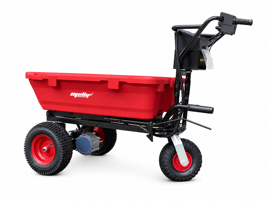 Mellif 36V Electric Wheelbarrow Cart, Compatible With Milwuakee Battery