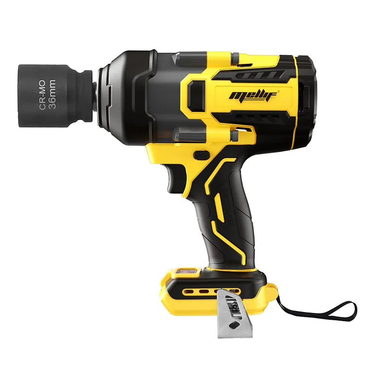Mellif Brushless 1600N.m Impact Wrench, 3/4 inch Heavy Duty Chuck