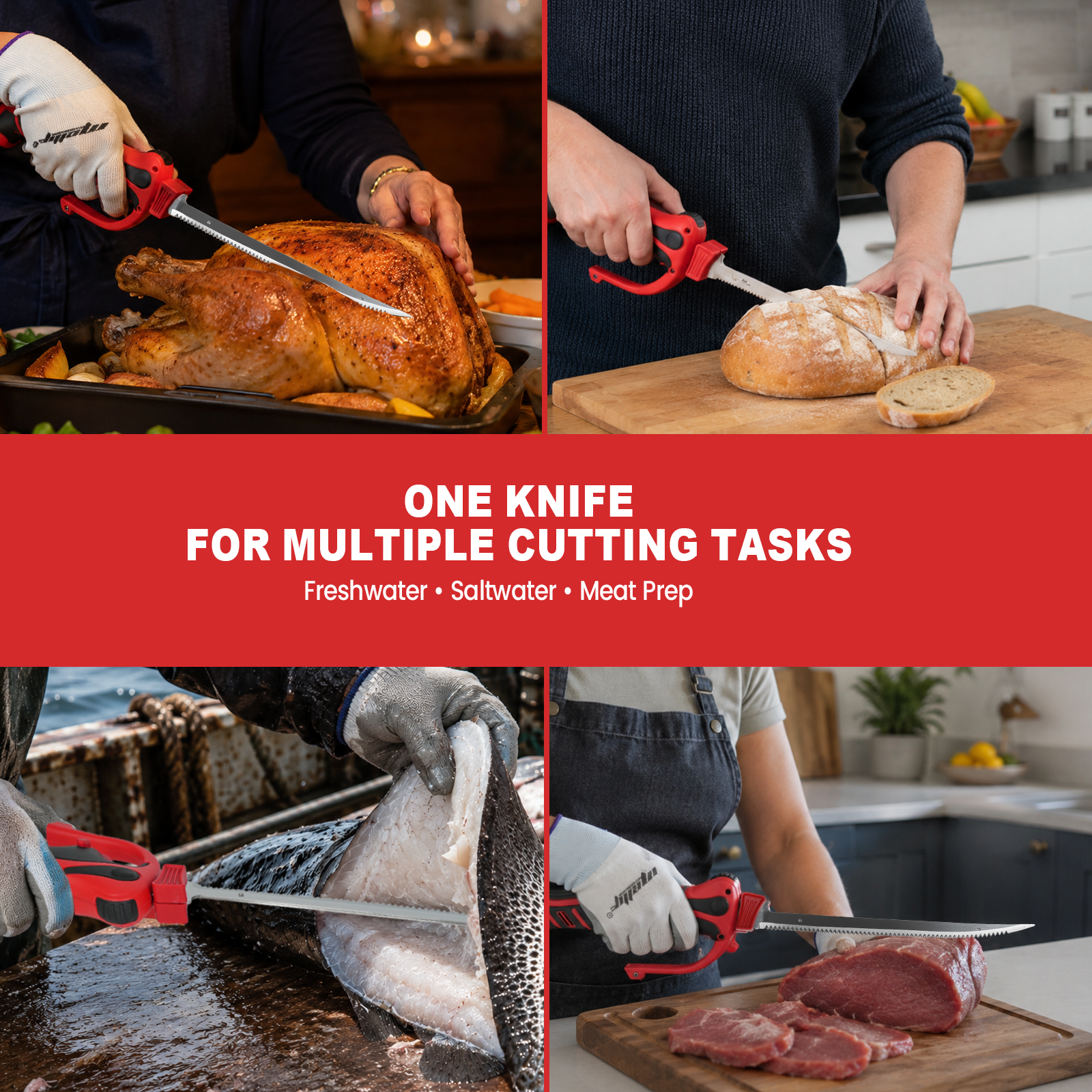 Mellif MFFK12R 12V Electric Fillet Knife