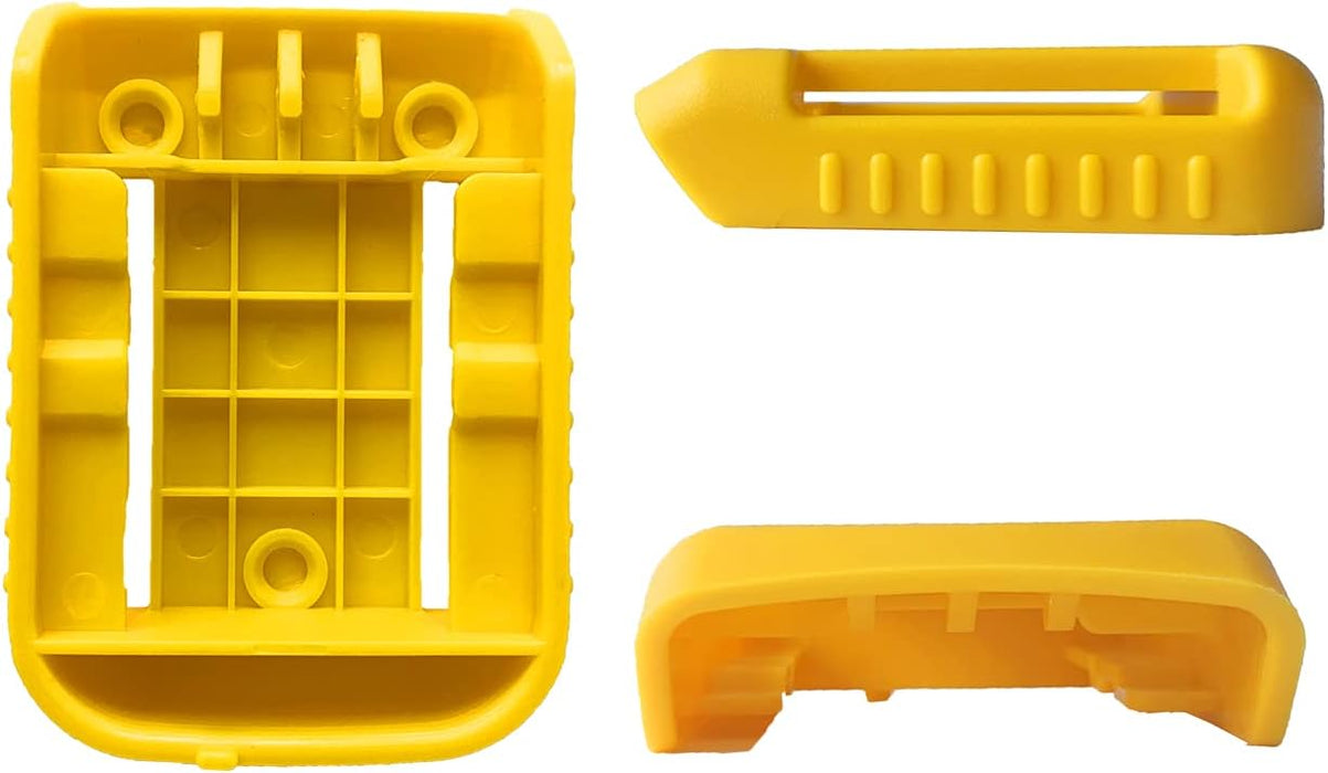 Battery Holder & Wall Mounts, Yellow