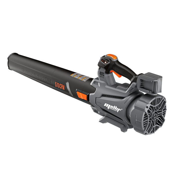 Mellif 40V Cordless Leaf Blower for Dewalt 20V MAX Battery(No Battery), 570 CFM 145 MPH 3 Variable-Speed, Blowing Snow