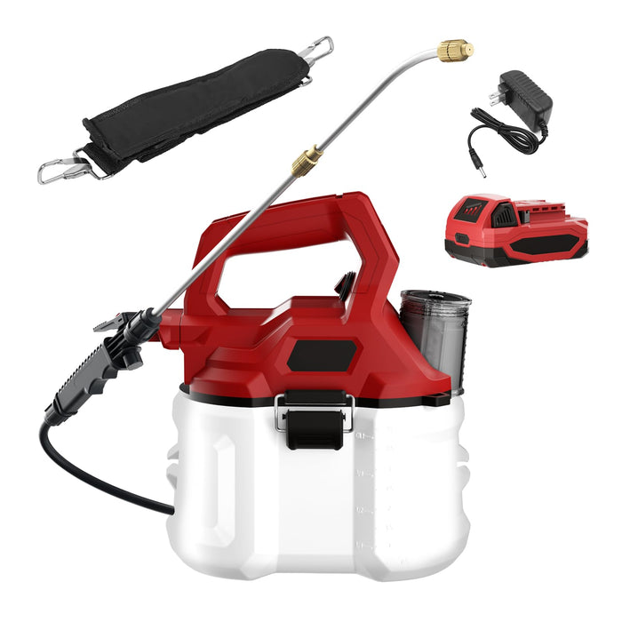 1 Gallon Battery Powered Sprayer Compatible with Milwaukee 18V Battery