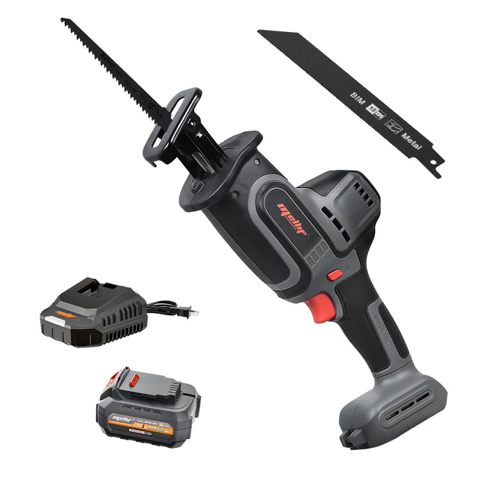 Mellif 20V Brushless Reciprocating Saw Kit Compatible with Dewalt Battery