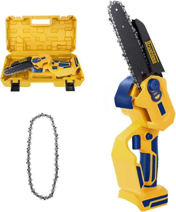 Mellif Akku-Kettensäge, kompatibel mit Dewalt 20 V MAX Akku, 6 Zoll