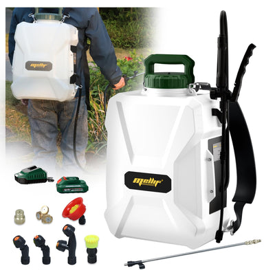 Mellif 3 Gallon/12L Backpack Sprayer, Compatible With Makita 18V Battery