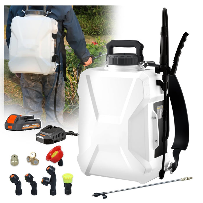 3.17 Gallon Battery Powered Backpack Sprayer Compatible with Dewalt 20V Battery